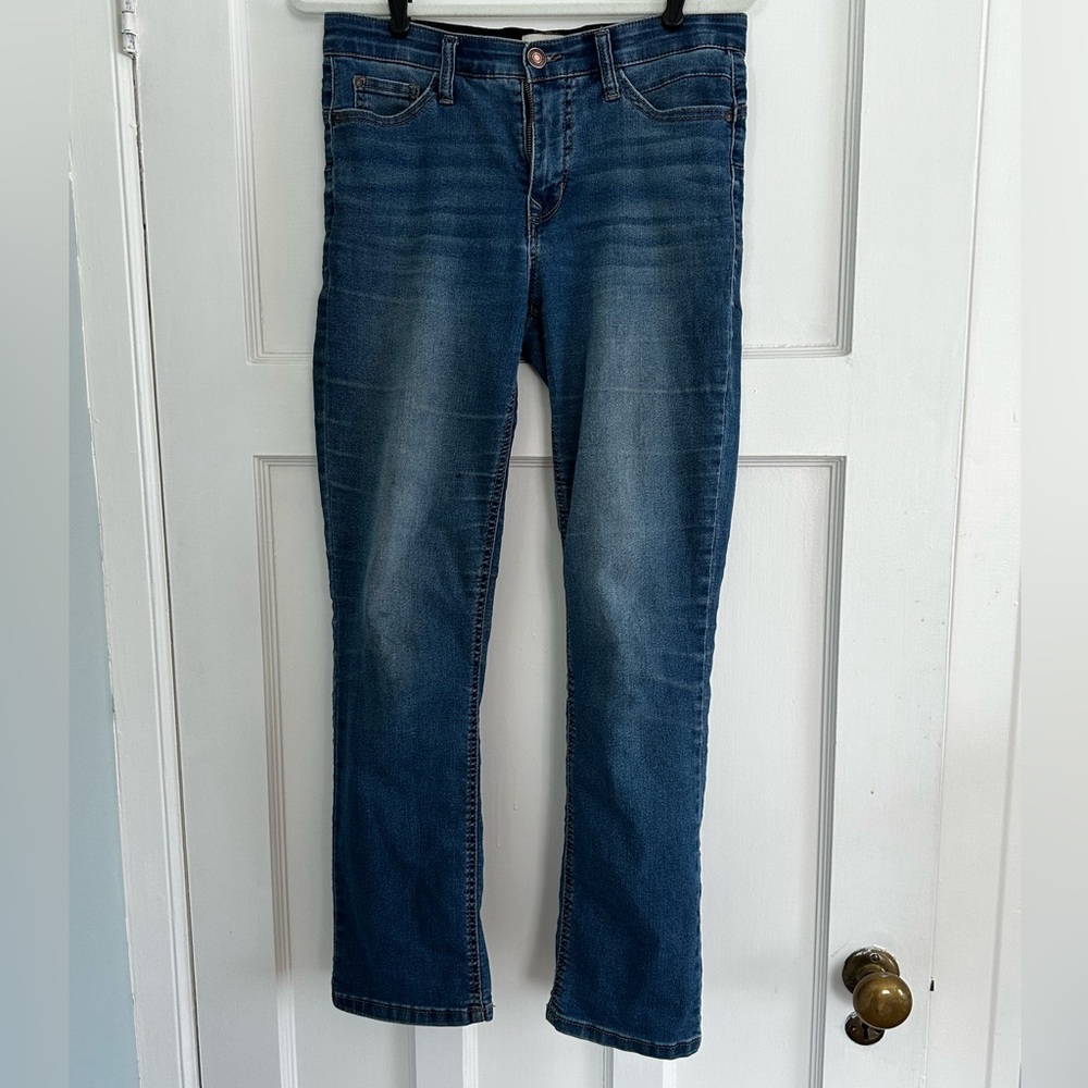 ANGELS Forever Young Everflex Sculpt Miniboot Jeans Size 8/29 Stretch Denim